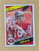 1984 Topps Joe Montana Card #358