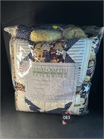 Hand Crafted Patchwork Quilt Full-Queen