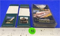 CP Hotels Matchbooks & CP The Canadian Playing