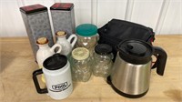 Assorted kitchen items.  NO SHIPPING