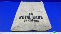 *EMPTY* Royal Bank of Canada Currency Bag.