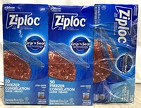 Ziploc Large Freezer Bags 150 Pack