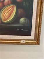 Framed Fruit Print