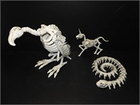 3 Animal Toy Skeletons