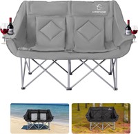 HITORHIKE Double Camping Chair - Gray Double.