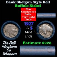 Buffalo Nickel Shotgun Roll in Old Bank Style 'Bel