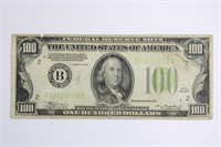 1934 $100 FEDERAL RESERVE NOTE