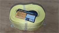New 2 Pack Max Load Tow Straps