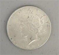 1922-D US Peace Dollar