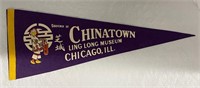 Vintage Chicago Chinatown Souvenir Pennant