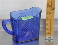 Vintage depression glass pitcher