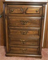 Vintage Chest of Drawers, 5 drawers, solid wood. V