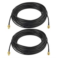 Bingfu WiFi Antenna Extension Cable 2-Pack RP-SMA