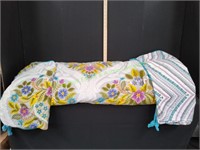 Boho Full/Queen Floral Reversible Comforter &