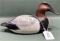 JIM CAHALL HALF SIZE CANVASBACK DECOY