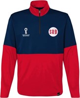 Outerstuff Men's FIFA World Cup 1/4 Zip Top Serbia