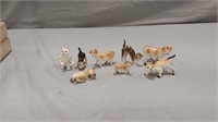 Bone china animal figurines