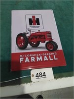 McCormick -Deering Farmall Tin Sign - New