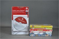 DVDs and Laser Lens Cleaner