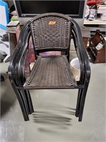 Lot of 7 Outdoor Chairs