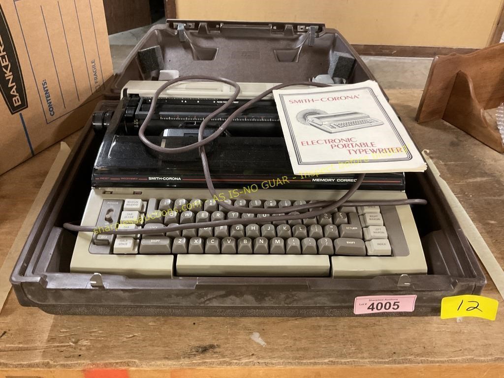 Smith-Corona electric portable typewriter
