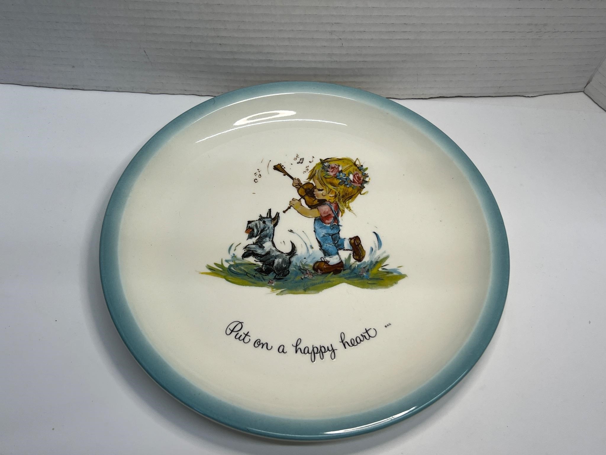 Vintage '72 "GIGI" Plate by American Greeting Corp