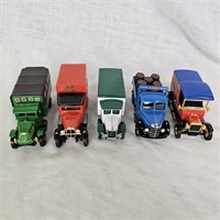 5 Assorted Matchbox Brewry Delivery Trucks