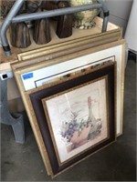 Framed Pictures, Lithographs w/ COA