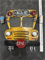 3d Metal School Bus Sign