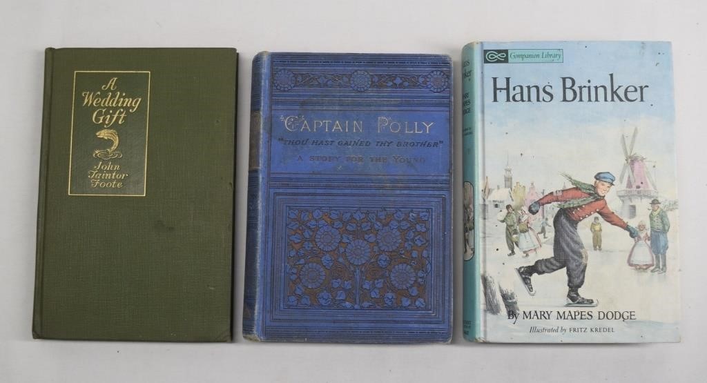 3 Vintage Hardcover Books