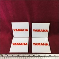 Set Of 4 Yamaha Advertising Coasters (Vintage)