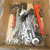 Nice Lot of Wrenches & Adjustable Pipe Wrenches