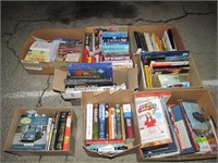 Eight Boxes of Various Books! 100 est total
