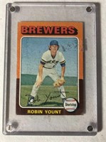 Robin Yount Rookie Baseball Card