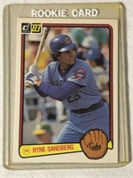 Ryne Sandberg Donruss Rookie Baseball Card