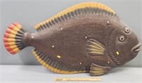 Wood Fish Wall Plaque