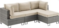 Futpemon 4-Pc Modular Patio Furniture Set $660