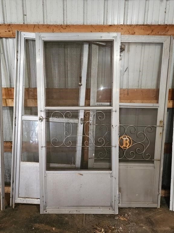 3 Aluminum Storm Doors