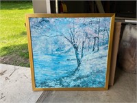 Large Framed Painting