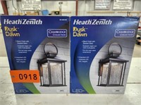 2 - Dusk to Dawn Outdoor Sconce Lights