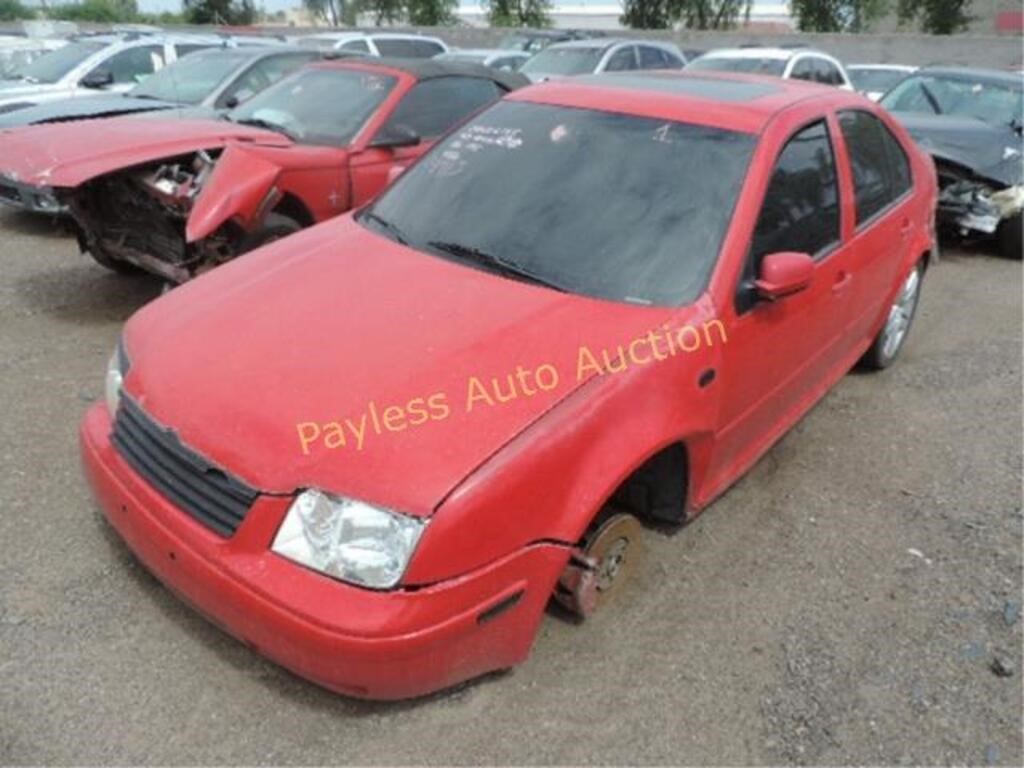 2000 Volkswagen Jetta 3VWTE29M8YM134390 Red