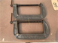 2- 8" C-clamps