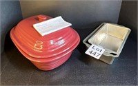 Pampered Chef Deep Covered Baker and Bread Pans