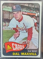 1965 Topps Dal Maxvill #78 St. Louis Cardinals