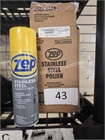 4-14oz ZEP stainless steel polish/cleaner
