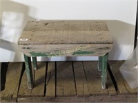 Small Primitive Wooden Bench