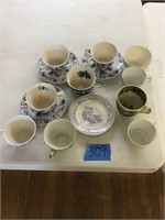 CUPS AND SAUCERS