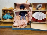 (3) Vintage Madame Alexander Dolls In Boxes