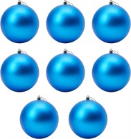 8 Pcs Christmas Ball Ornaments  4.7 (Blue)