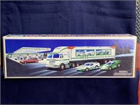 Hess Toy trucks and racers
